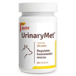 DOLFOS Urinarymet - regulator kwasowości moczu dla psów 60 tabl.