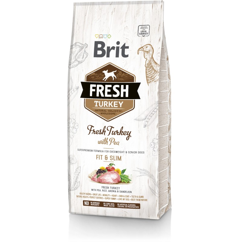 Brit Fresh Turkey & Pea Adult Fit & Slim 2,5 kg