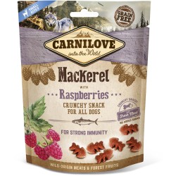 CARNILOVE Dog Snack Crunchy Mackerel & Raspberries 200g