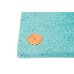 LAUREN DESIGN Materac DEMI - turkusowy (pikowany) 50 x 40 x 3 cm