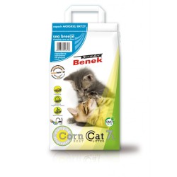 SUPER BENEK Corn Cat Zapachowy - Morska Bryza 25L