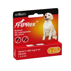 FIPREX krople L (1 pipeta x 4ml) - od 20 kg 40 kg