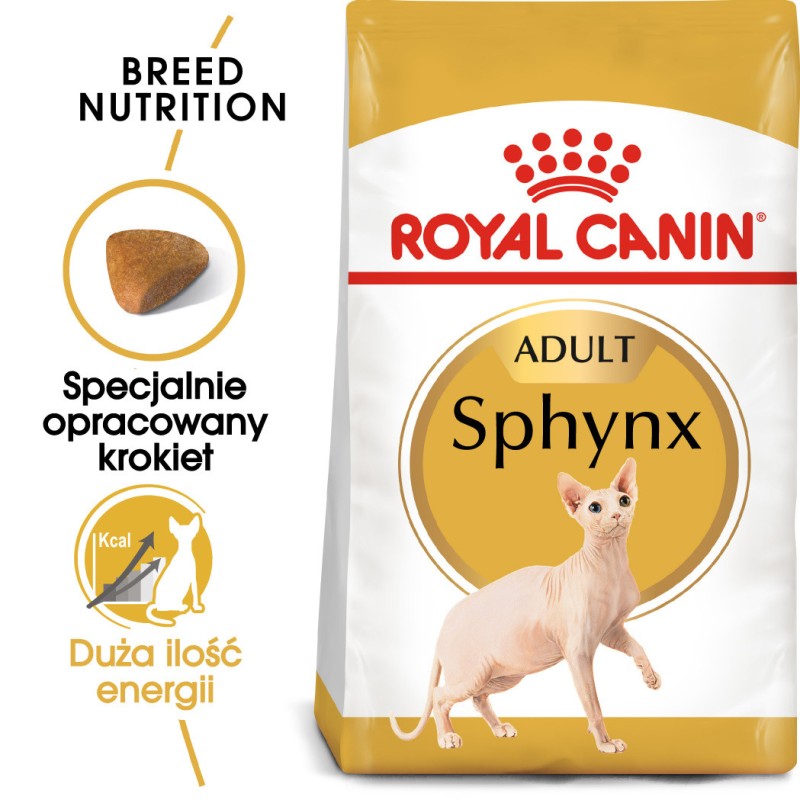 ROYAL CANIN Sphynx Adult karma sucha dla kotów dorosłych rasy sfinks 2kg