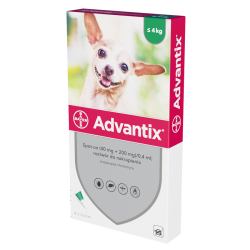 BAYER Advantix Spot-on - mniej niż 4kg mniej niż 4kg (1x 0,4ml)
