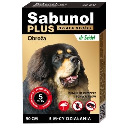 SABUNOL Plus - Obroża dla psa o przedłużonym działaniu do 5mc (90cm)