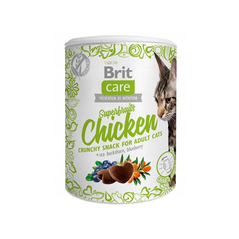 BRIT CARE Cat Snack Superfruits Chicken 100g