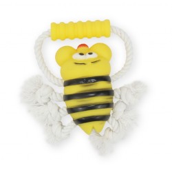 PET NOVA Pszczoła na sznurku z uchwytem do przeciągania 26cm