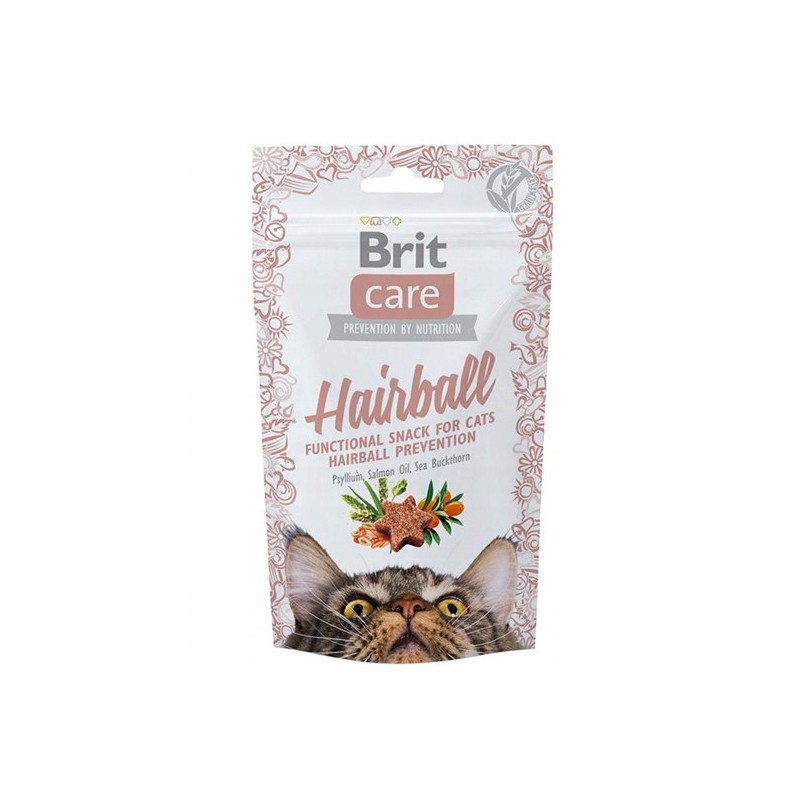 BRIT CARE Cat Snack Hairball 50g