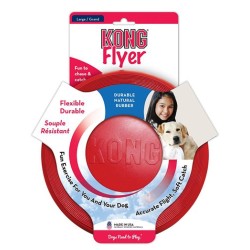 KONG Flyer - Frisbee (czerwony) S