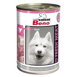 SUPER BENO DOG Meat Szynka (puszka) 12x 400g