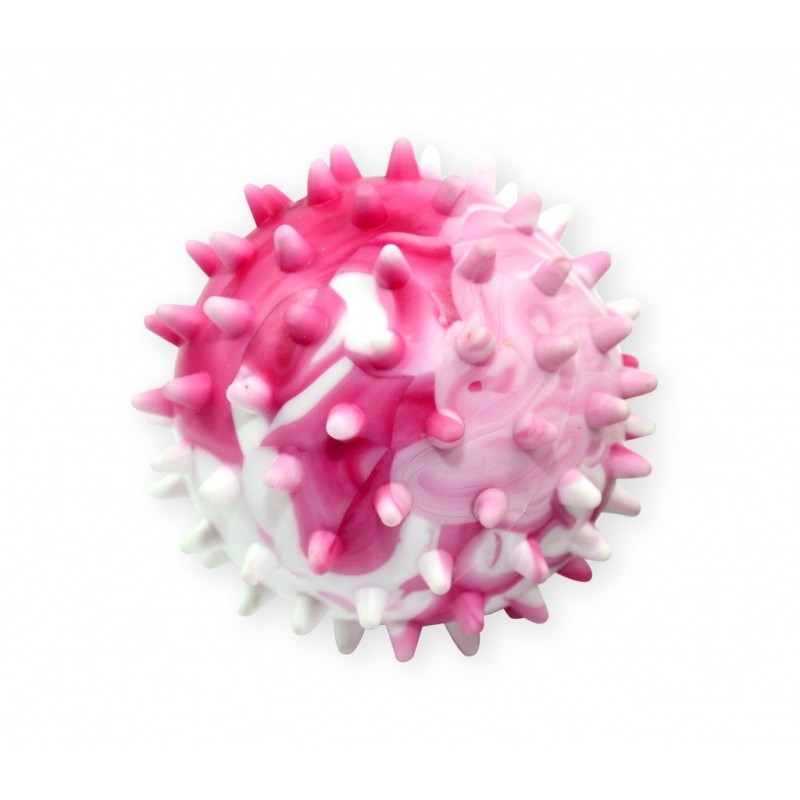 PET NOVA Pływająca piłka z wypustkami multikolor - 6,5cm