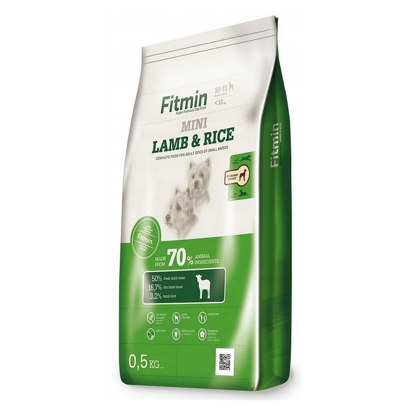 FITMIN Adult Mini Lamb & Rice 500g