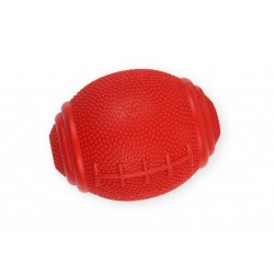 PET NOVA Piłka rugby na przysmaki 8cm - czerwona