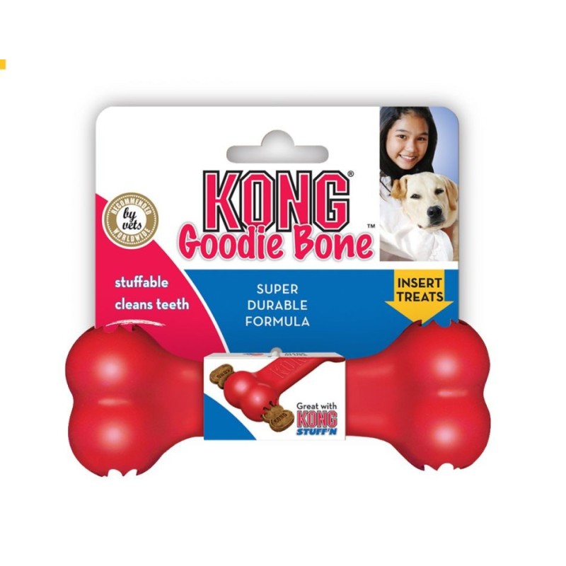 KONG Goodie Bone Red - zabawka dla psa M