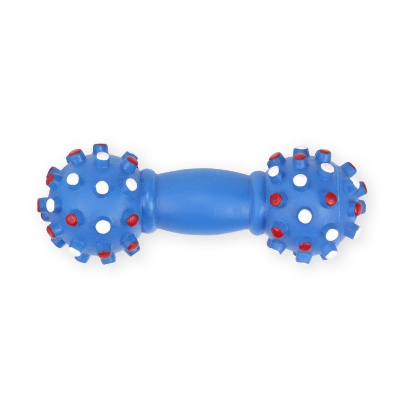 PET NOVA Hantel z wypustkami 16cm - niebieski