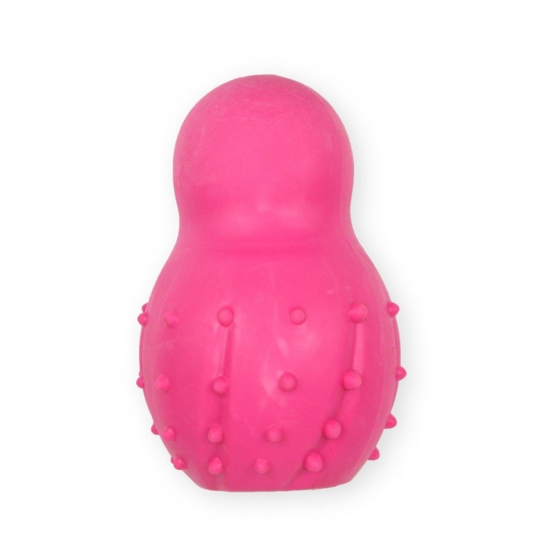 PET NOVA Jumper piłka z dzwonkiem o aromacie wołowiny 9,5cm - różowy