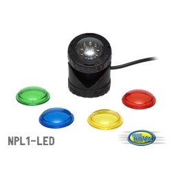 AQUA NOVA Wodoodporna lampa LED 1x 1,6W, 12V szkiełka kolorowe