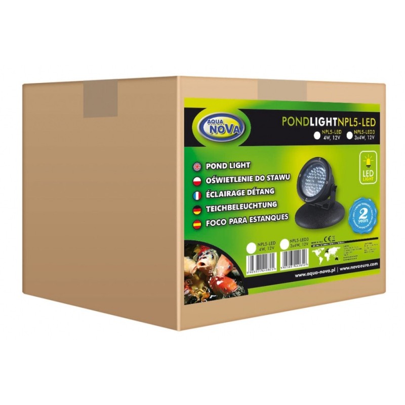 AQUA NOVA Wodoodporna lampa LED 1x 4,0W, 12V