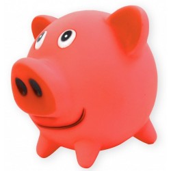 PET NOVA Świnka kula 10cm - czerwona