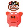 PET NOVA Świnka kula 10cm - czerwona
