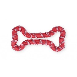 PET NOVA Sznur w kości o aromacie mięty 20cm Czerwony