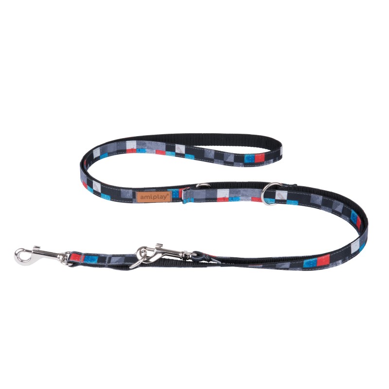 AMIPLAY Smycz regulowana 6 in 1 Adventure - Kostka S