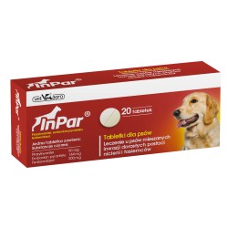 VET AGRO InPar - Tabletki odrobaczające dla psów 20 tabl.
