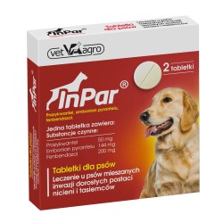 VET AGRO InPar - Tabletki odrobaczające dla psów 20 tabl.