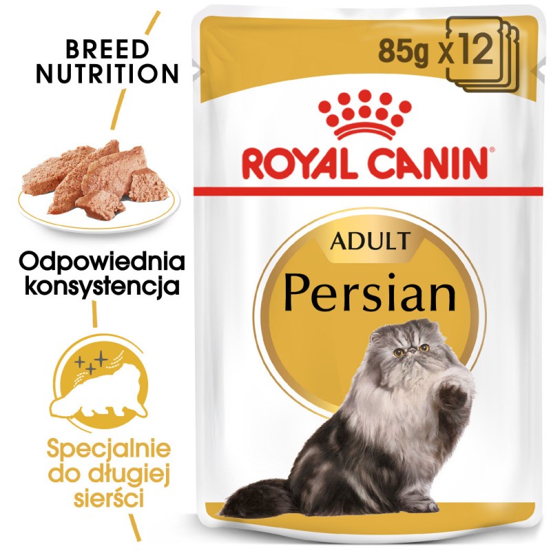 ROYAL CANIN Persian Adult karma mokra - pasztet dla kotów dorosłych rasy perskiej 12x 85g