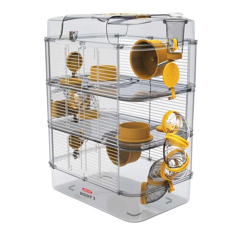 ZOLUX Klatka RODY3 TRIO - żółta