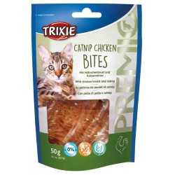 TRIXIE Premio Catnip Chicken Bites (z kurczakiem) - przysmaki dla kota 50g