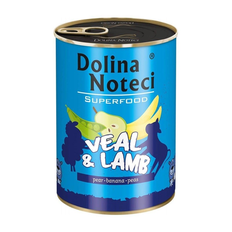 DOLINA NOTECI Superfood Cielęcina i Jagnięcina 800g