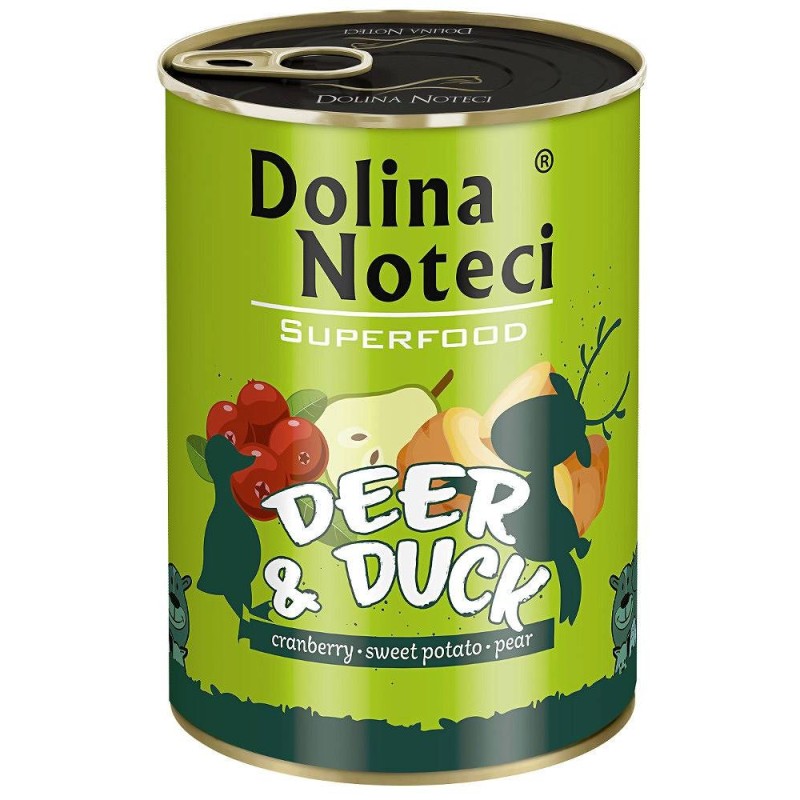 DOLINA NOTECI Superfood Jeleń i Kaczka 400g
