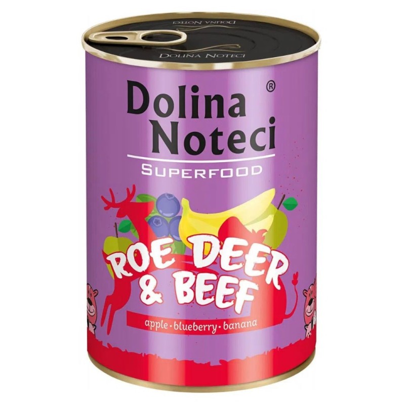 DOLINA NOTECI Superfood Sarna i Wołowina 800g