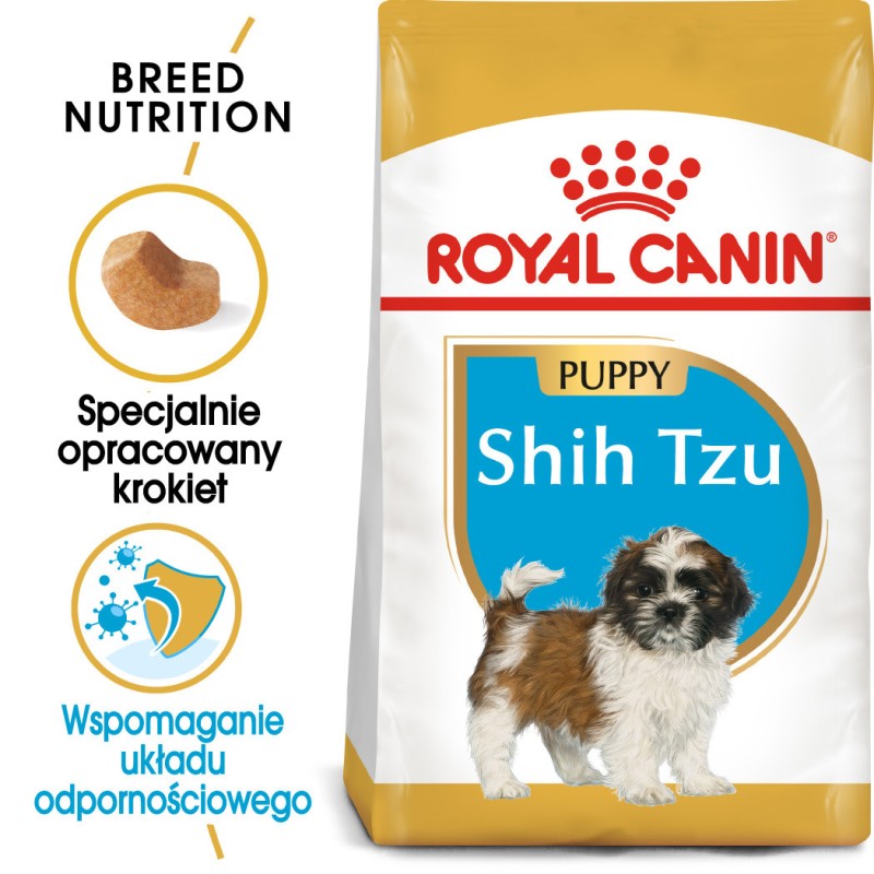 ROYAL CANIN Shih Tzu Puppy karma sucha dla szczeniąt do 10 miesiąca, rasy shih tzu 1,5 kg