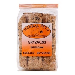 Herbal Pets Gryzaczki kminowe - dla królików i gryzoni 160g