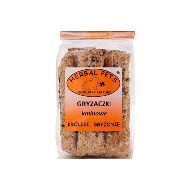 Herbal Pets Gryzaczki kminowe - dla królików i gryzoni 160g