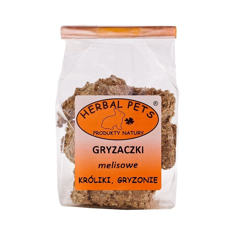 HERBAL PETS Gryzaczki melisowe - dla królików i gryzoni 140g