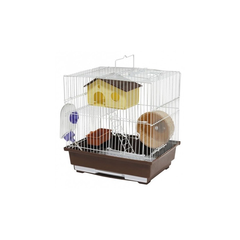 PANAMA PET Klatka dla gryzoni (30 x 23 x 31 cm) Biały / Brązowy