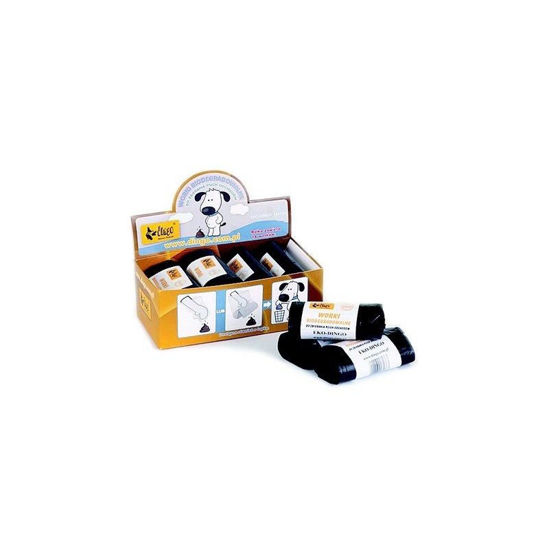 DINGO Worki biodegradowalne 1 rolka x 16 szt.