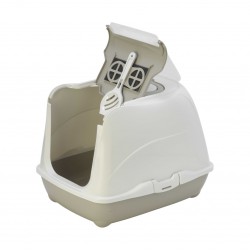 PET NOVA Cat Life Plus Toaleta dla kota 57cm - szara