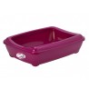 PET NOVA Cat Life Kitty Tray - Kuweta otwarta z ramką - różowa XL