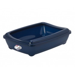 PET NOVA Cat Life Kitty Tray - Kuweta otwarta z ramką - granatowa XL