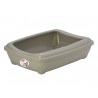 PET NOVA Cat Life Kitty Tray - Kuweta otwarta z ramką - szara L