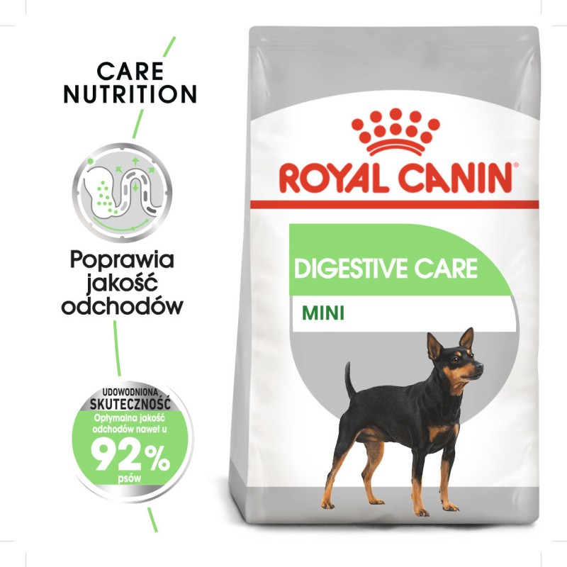 ROYAL CANIN CCN Mini Digestive Care karma sucha dla psów dorosłych, ras małych o wrażliwym przewodzie pokarmowym 2x 8kg