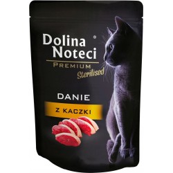 DOLINA NOTECI Premium STERILISED - Danie z kaczki dla kota (saszetka) 12x 85g