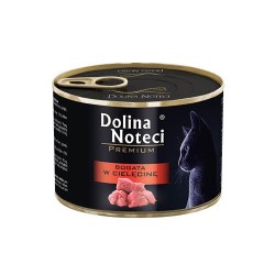DOLINA NOTECI Premium dla kota - Bogata w cielęcinę 185g 12x 185g
