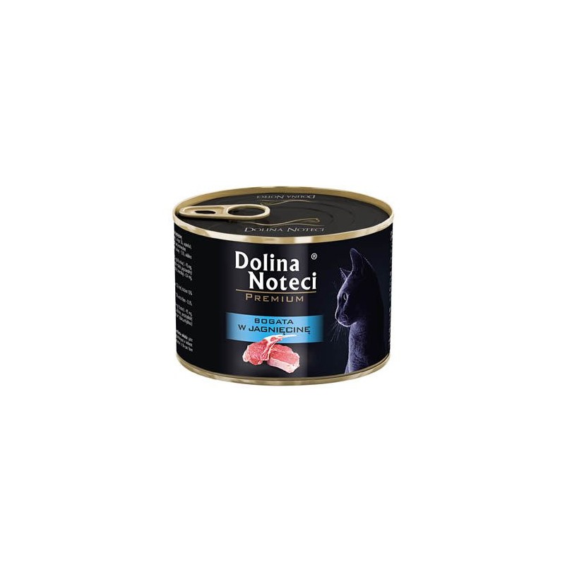 DOLINA NOTECI Premium dla kota - Bogata w jagnięcinę 185g 185g