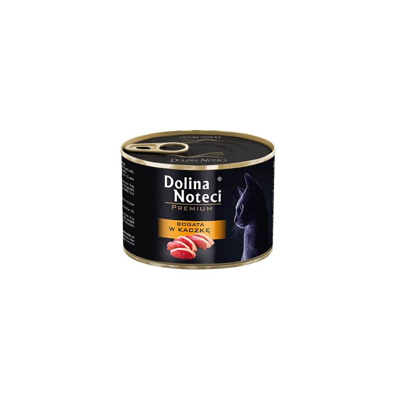 DOLINA NOTECI Premium dla kota - Bogata w kaczkę 185g 185g
