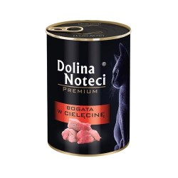DOLINA NOTECI Premium dla kota - Bogata w cielęcinę 400g 400g